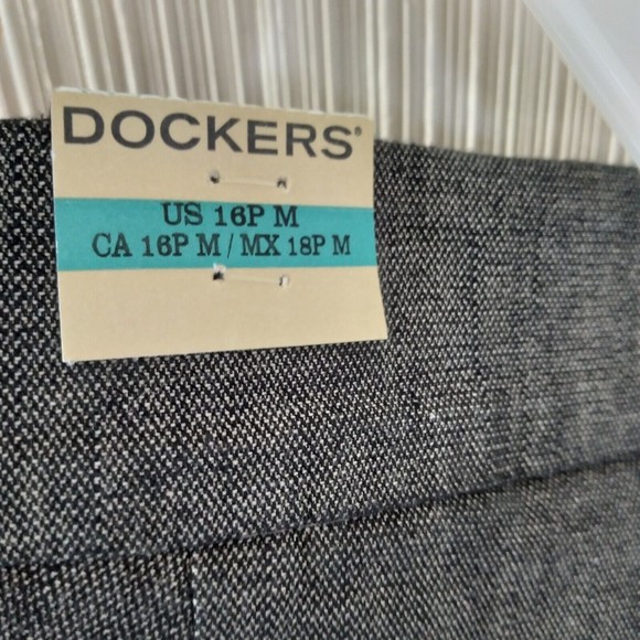 New Dockers Women’s 16P Petite Gray Metro Trousers Slacks Pants NWT - Picture 10 of 15